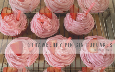 Strawberry Pin Gin Cupcake Recipe